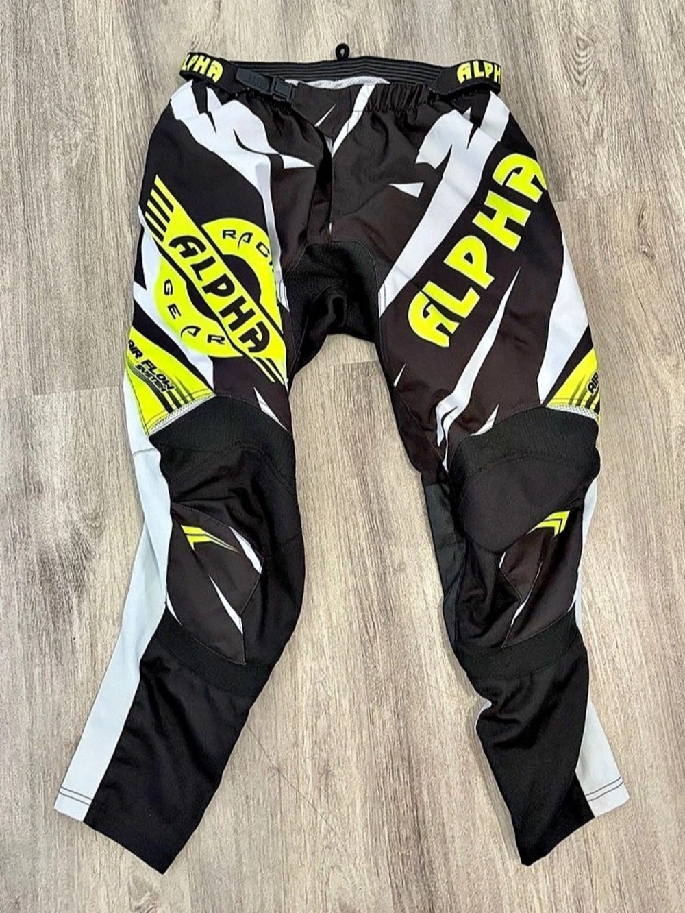 Alpha Cycle Gear motocross racing pants Men 34  high-visibility Armored Padded